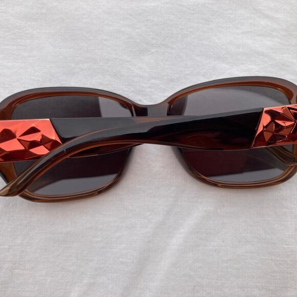 Guess Women Crystal Brown GU6518 Sunglasses Square Eyeglasses  56[]15-130 main image 5
